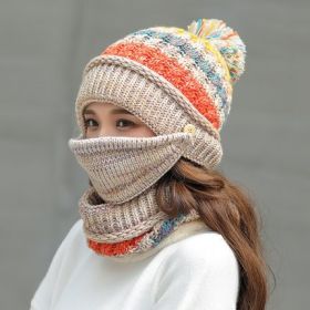 Korean winter knitted hat (Color: Beige)