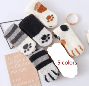House floor socks (Option: 5 colors-1 set)