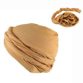 Men's Fashionable New Headband Hat (Option: Yellow-M)